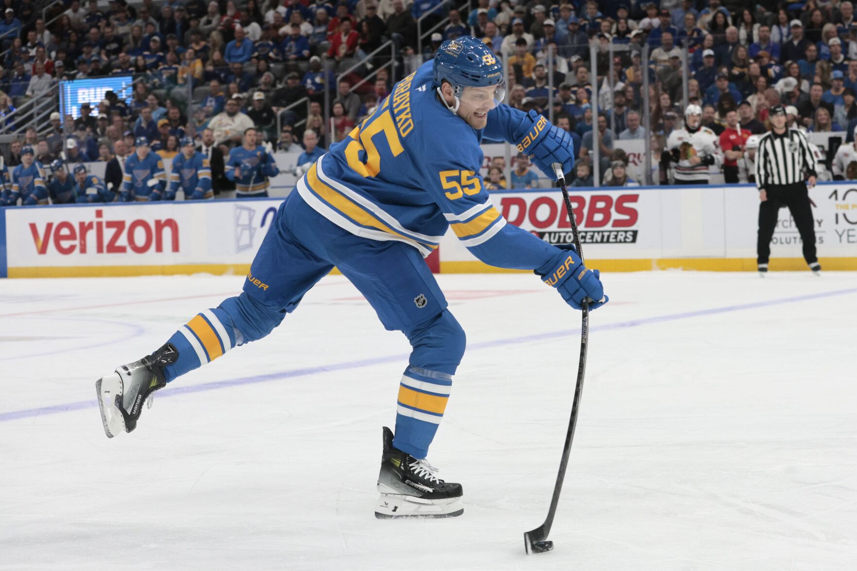 The 最新杏吧原创 Blues host Chicago Blackhawks